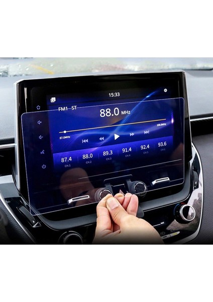 Toyota Corolla 2019 Navigasyon Temperli Ekran Koruyucu modelleri