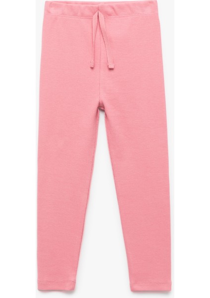 Pamuklu Kaşkorse Beli Lastikli Basic Uzun Tayt