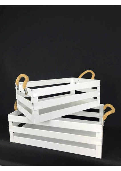 Çok Amaçlı Metal Meyvelik ve Çiçeklik Kasası Ikili