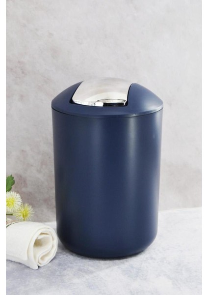 Lacivert 2l Çöp Kovası, Şık ve Kullanışlı Ev Gereçleri fiyatları