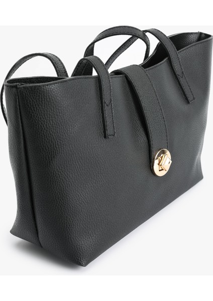 Metal Aksesuarlı Saplı Suni Deri Tote Çanta fiyatları