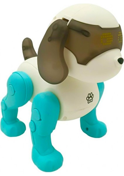 Işıklı Sesli Dans Eden Robot Köpek Mavi 1112