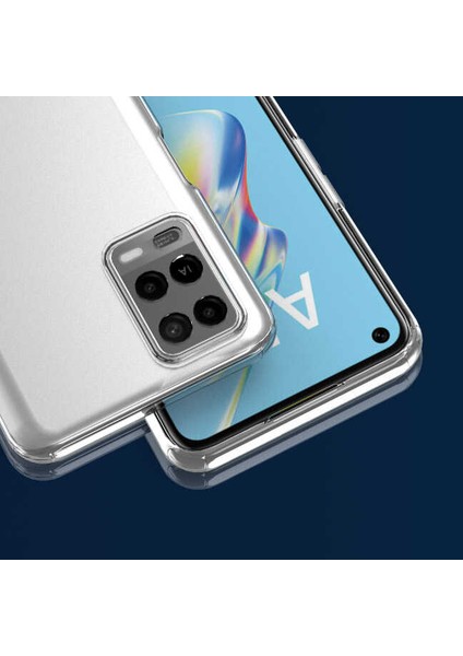 Oppo A54 4g Kılıf Scks Kamera Korumalı Süper Silikon Kapak-Renksiz modelleri