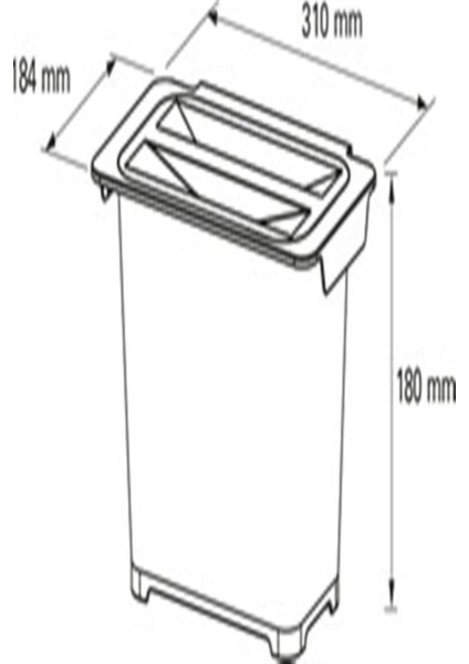 6 Litrelik Açık Gri Çok Amaçlı Plastik Çöp Kovası, Şık ve Dayanıklı Tasarım modelleri