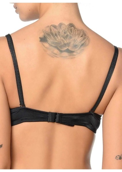 Orkide Kadın Siyah 2 Beden Büyüten Full Push-Up Dolgulu Sihirli Destekli Sütyen Reina modelleri