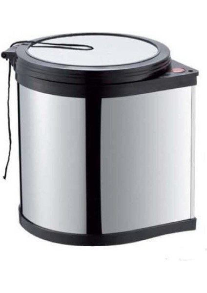 Şık Gri 10 Lt Çöp Kovası, Dayanıklı ve Kullanışlı Tasarım