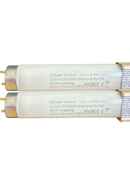 (2 Adet) Osram 30W 840 Günışığı (4000K) G13 DUYLU T8 Floresan