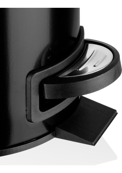 5 Lt Siyah Paslanmaz Pedallı Çöp Kovası, Şık ve Kullanışlı Mutfak Aksesuarı fiyatları