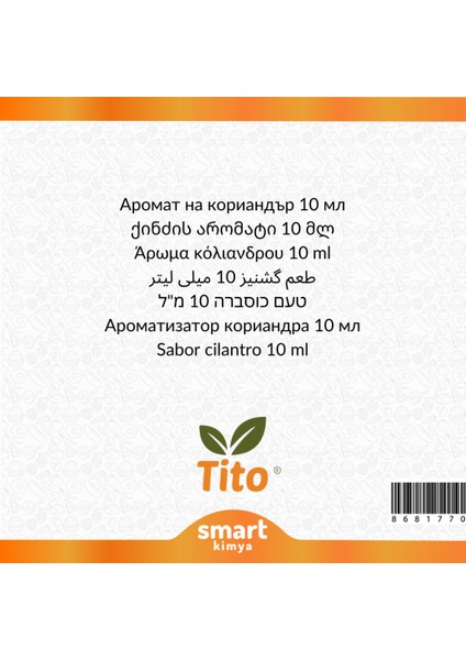 Kişniş Aroması 10 ml fiyatları