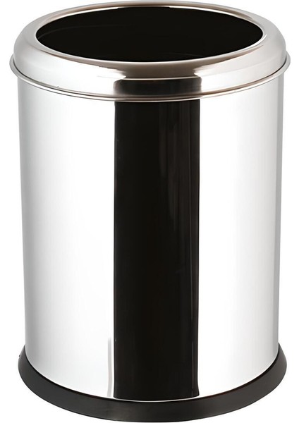 Pratik Krom Çemberli 5l Paslanmaz Çöp Kovası, Ev, Ofis, Banyo, Mutfak, Balkon Kullanımına Uygun fırsatları