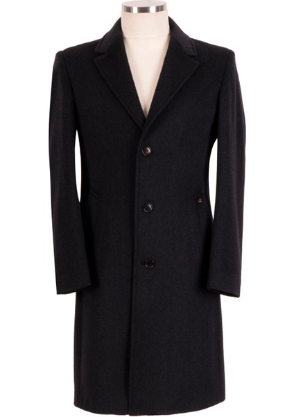 % 100 Kaşmir Slim-Fit Palto