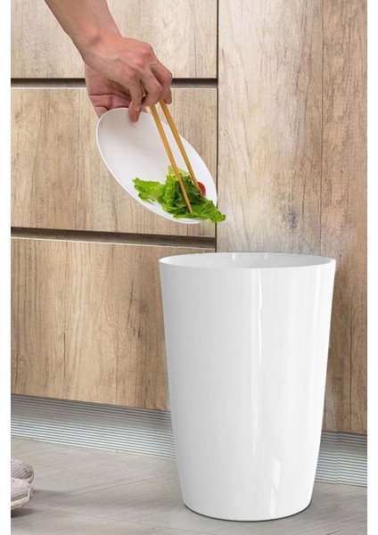 Kapaksız 6 Lt Çok Amaçlı Kova, Banyo, Mutfak, Ofis, Beyaz indirimleri