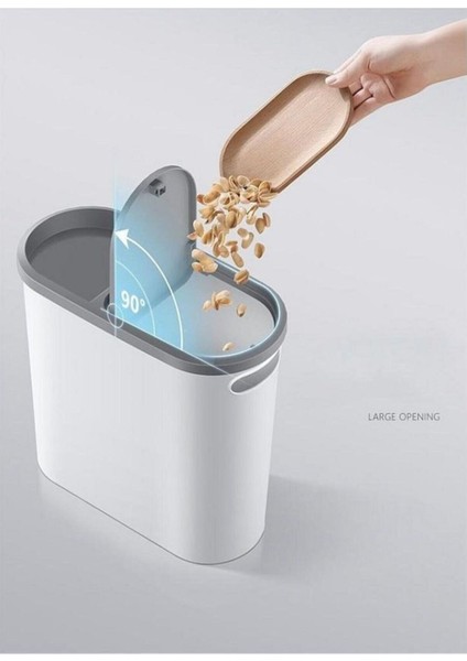 10 Litre Dar Kapaklı Çöp Kovası, Banyo ve Mutfak Için Şık ve Pratik Tasarım fırsatları