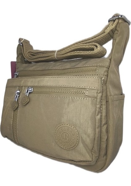 Krinkıl 6 Fermuar Detaylı Omuz Çantası fırsatları