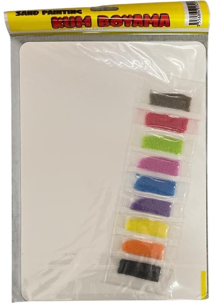 Kum Boyama 24 Adet ( Görseldeki 8 Model x 3 'er Adet ) 16,5X23 cm fiyatları