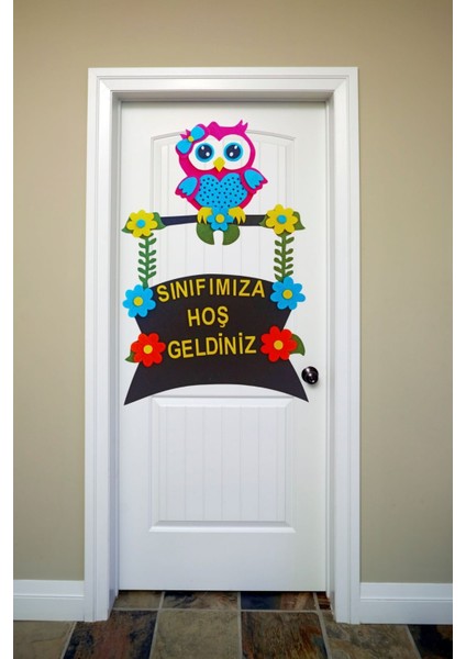 Keçe Sınıf Kapı Süsü 1. Sınıfımıza Hoşgeldiniz 1, 2 ve 3. Sinif fiyatları