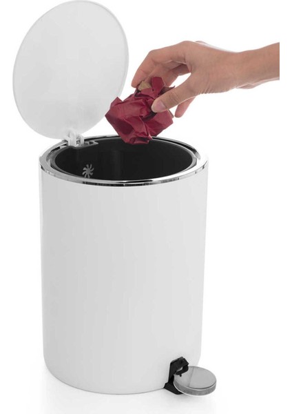 Gri 5l Pedallı Çöp Kovası, Primanova Lenox Tasarımı indirimleri