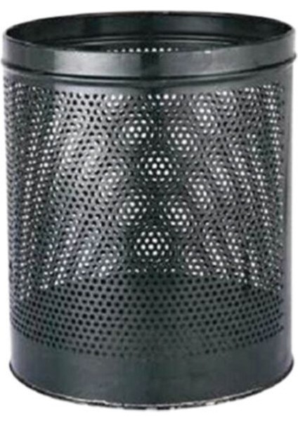 Gri Metal Masa Altı Delikli Çöp Kovası 13 Lt, Şık ve Kullanışlı Tasarım