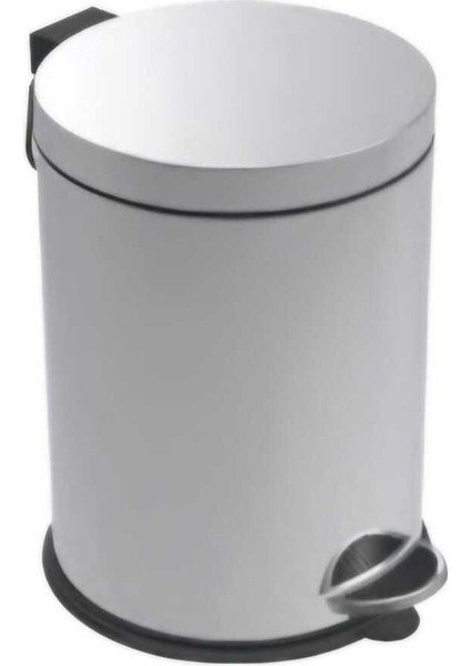 Paslanmaz Çöp Kovası 5l, Şık ve Dayanıklı Metal Tasarım