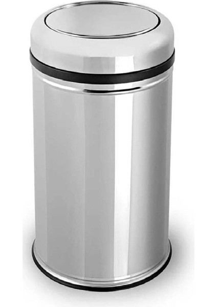 8 Lt Döner Kapaklı Paslanmaz Çöp Kovası, Banyo, Tuvalet, Balkon ve Teras Kullanımına Uygun indirimleri