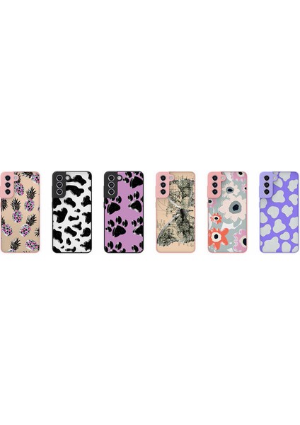 Galaxy S21 Fe Kılıf Desenli Kamera Korumalı Parlak Scks Nora Kapak-No4 fiyatları