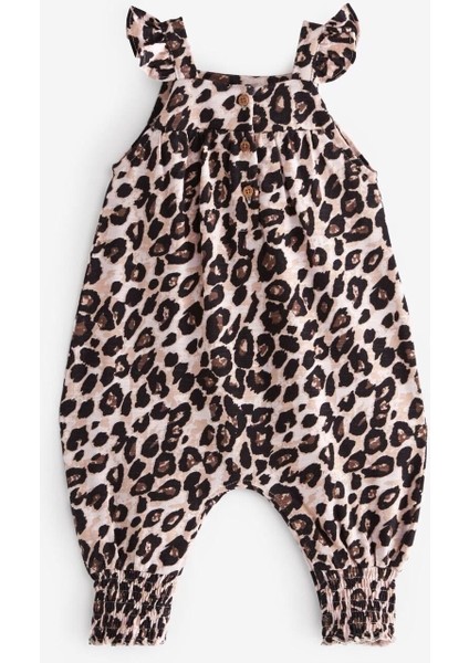 % 100 Pamuklu Leopar Romper modelleri