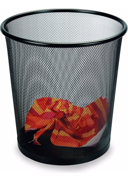 Metal Çöp Kovası, Siyah, Dayanıklı ve Şık Tasarım fiyatları