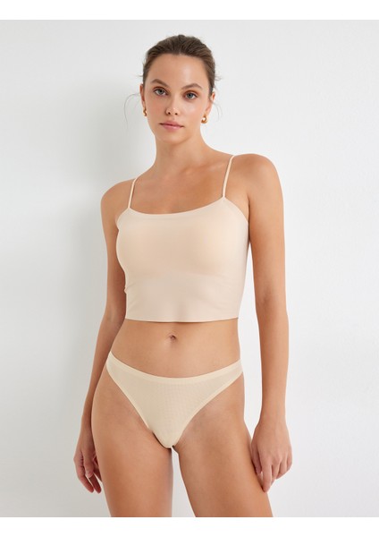 Vücudu Saran Nefes Alan Kumaş Dikişsiz Askılı Kaplı Dolgusuz Yarım Atlet fırsatları