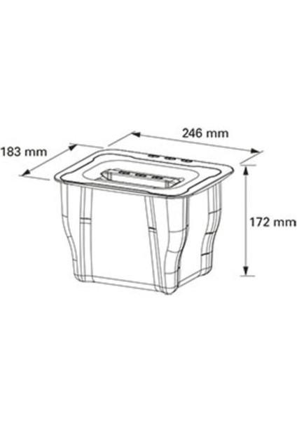 Gri Çok Amaçlı Plastik Çöp Kovası 5 Litre, Dayanıklı ve Şık Tasarım modelleri