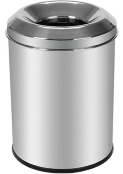 Krom Yanmaz Çöp Kovası 13 Lt, Şık ve Dayanıklı Ev ve Ofis Kullanımı Için Ideal