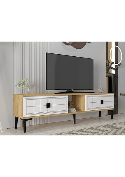 TSA1501DB-YUKA Tv Stand 150CM Safirmeşe-Beyaz fiyatları