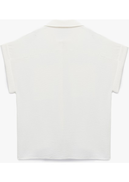 Regular Fit Kapaklı Cep Detaylı Kısa Kollu Gömlek fiyatları