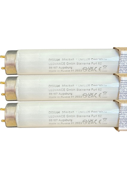(3 Adet) Osram 30W 840 Günışığı (4000K) G13 DUYLU T8 Floresan