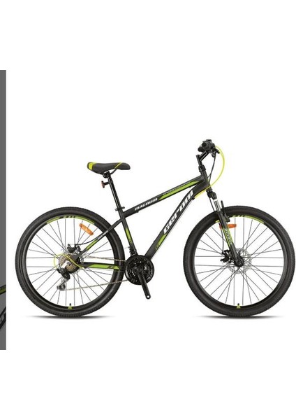 Magnum - 26" - Mtb - 15' - 21 Vites - V.b - Mat Siyah-Yeşil/gri