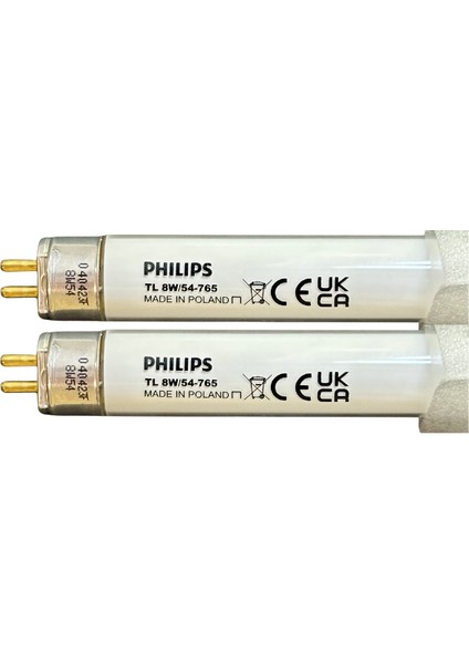(2 Adet) Philips 8W 765 Beyaz Işık (6500K) G5 duylu T5 Floresan