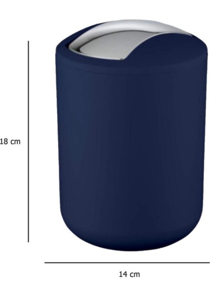 Lacivert 2’li Çöp Kovası, 6,4 ve 2 Litrelik Set, Şık ve Kullanışlı Tasarım modelleri
