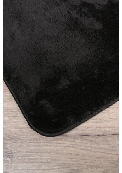 Siyah 80X150 ve 50X80 cm Büyük Ebat Banyo Halısı Paspası Seti Kaymaz Klozet Takımı fiyatları
