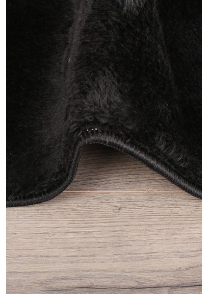 Siyah 80X150 ve 50X80 cm Büyük Ebat Banyo Halısı Paspası Seti Kaymaz Klozet Takımı modelleri