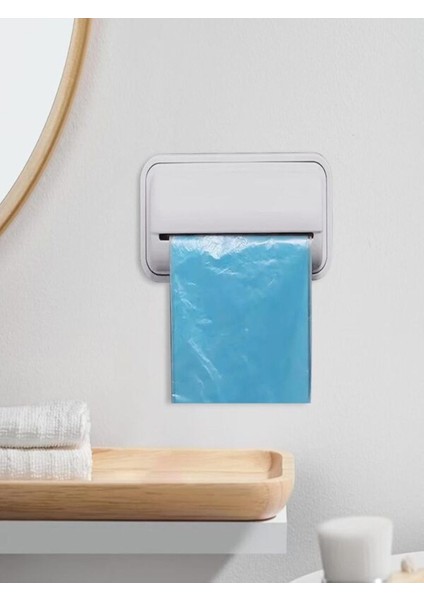 Beyaz Çöp Torbası Dispenseri ve Tutucu Seti, Saklama Düzenleyici fiyatları