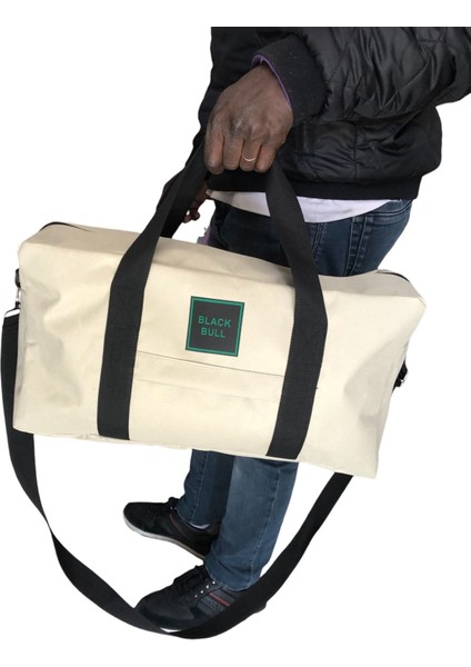 Bej Renk Fit Spor Çanta Valiz Su Geçirmez Gizli Fermuarlı fırsatları