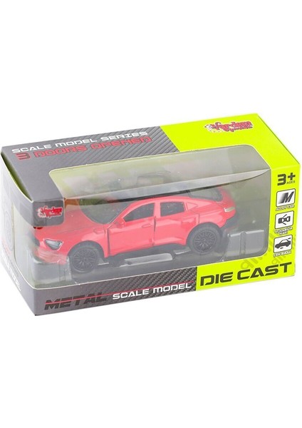 KM-36201A-VARDEM Kutulu Çek Bırak 1:36 Metal Araba