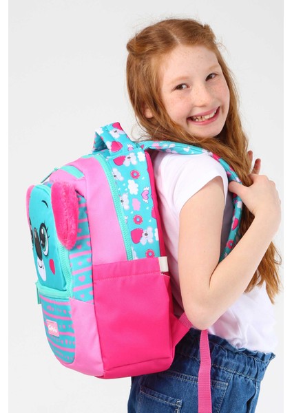 Su Geçirmez Kumaş Kız Çocuk Çok Gözlü Ortopedik Sırt Okul Çantası L5143 fiyatları