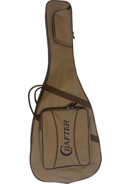 Soft Case Akustik Gitar Kılıfı Kahverengi