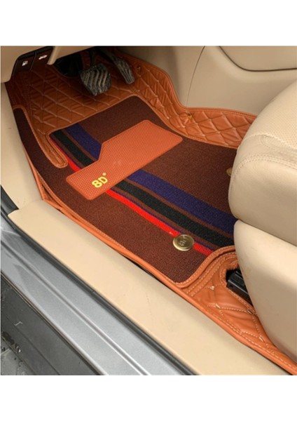 Nissan X-Trail 2014-2022 Arası Araca Özel 8d Çift Katmanlı Havuzlu Paspas Takımı