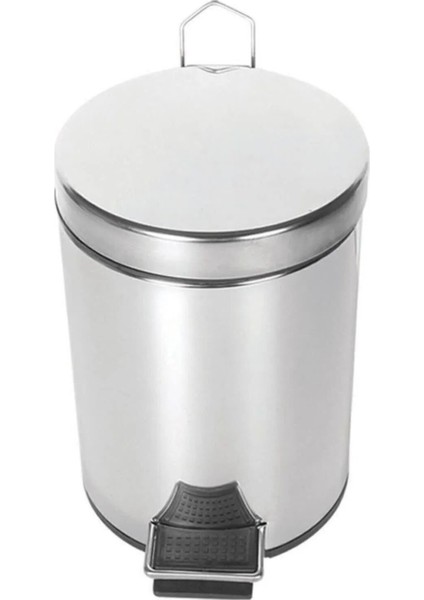 Krom Pedallı 12L Çöp Kovası, Şık ve Kullanışlı Tasarımıyla Ev ve Ofis Için Ideal
