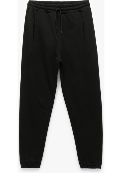Pamuklu Cep Detaylı Beli Bağcıklı Jogger Eşofman Altı modelleri