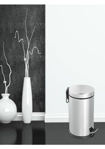 Paslanmaz Çelik Pedallı Çöp Kovası 5 Lt, Banyo ve Tuvalet Için Şık ve Dayanıklı modelleri