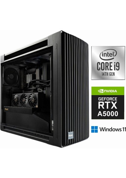 Proart PA602-743 İ9-14900KF 192GB Ddr5 1tb+1tb M.2 Quadro Rtx A5000 24GB W11PRO Masaüstü Bilgisayar