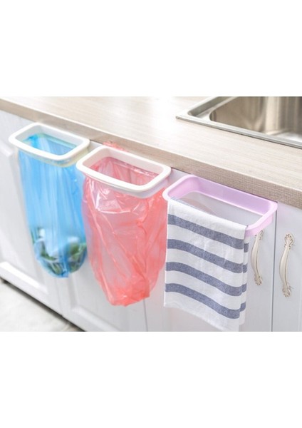 Pratik Çöp Poşeti Tutucu, Dolap Kapağına Uyumlu, Beyaz Renk modelleri