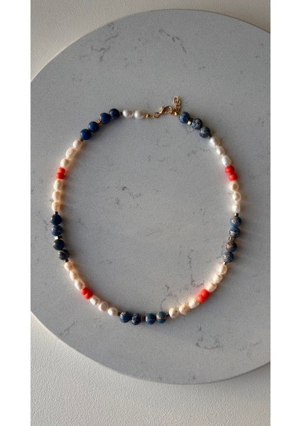 Inci Varisit Mercan Kolye